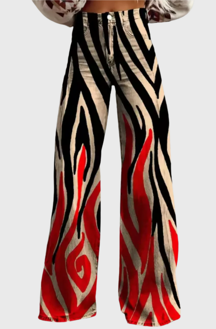 Women's Demi Wide-Leg Trousers - Effortless Boho Style