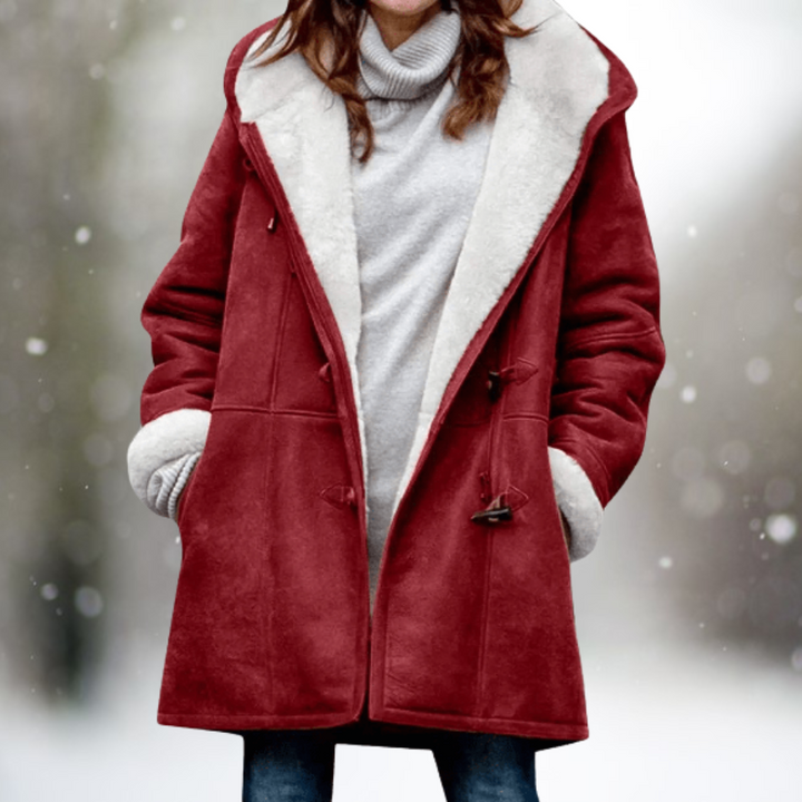 Women's Fiona Luxe Winter Coat - Warmth & Elegance for Cold Weather