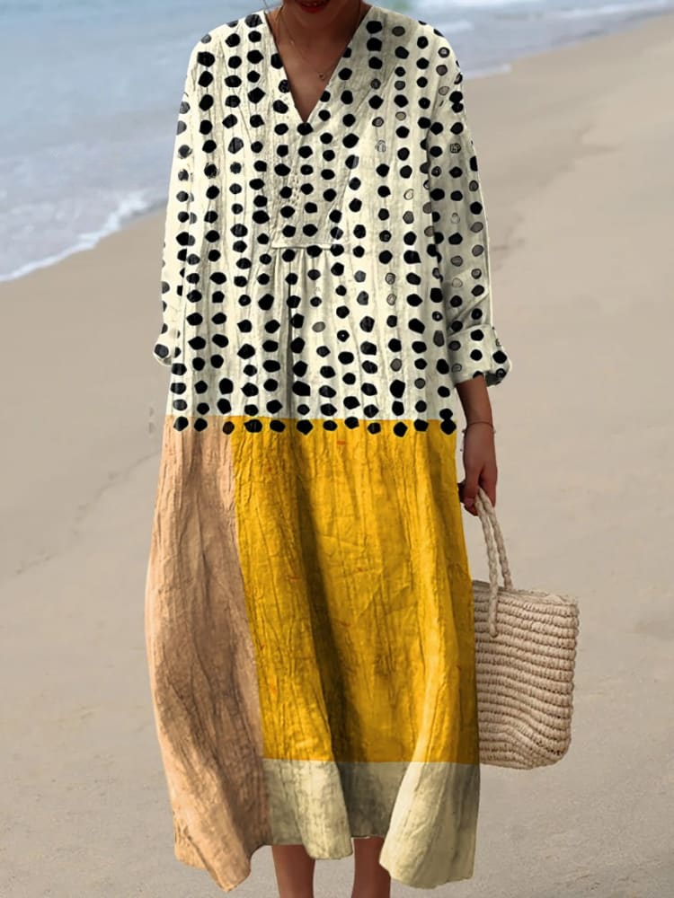 Women's Floral Print Summer Dress - Effortless Style for Warm Days