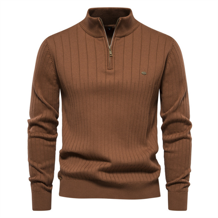 Onyx Zipped Sweater