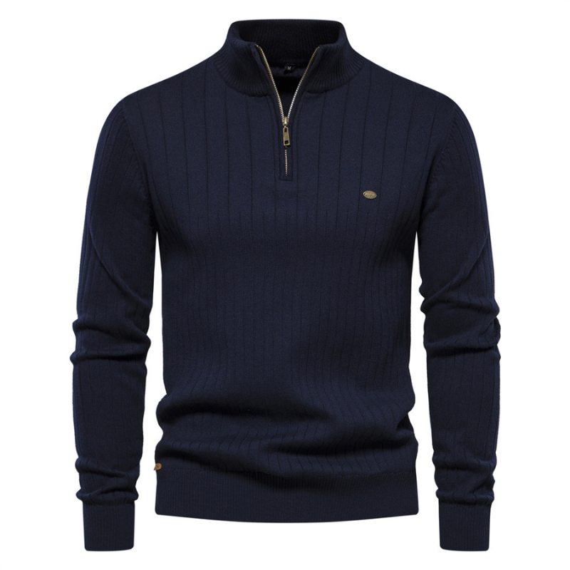 Onyx Zipped Sweater