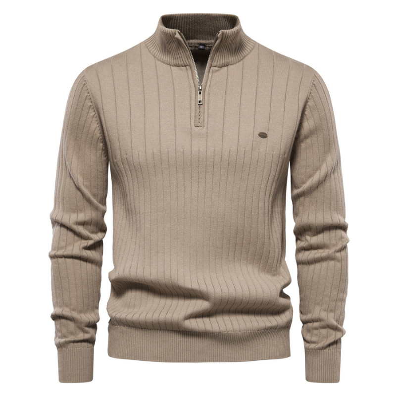Onyx Zipped Sweater