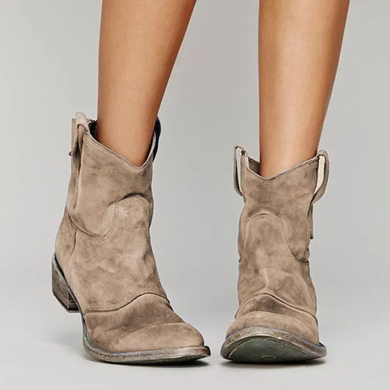 Women's Camellia Cowboy Ankle Boots - Everyday Western