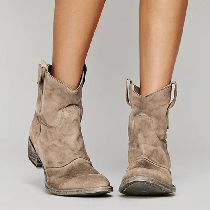 Women's Camellia Cowboy Ankle Boots - Everyday Western