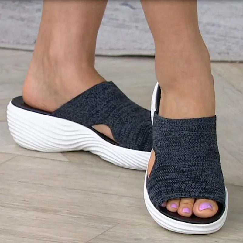 Women's Orthopedic Stretch Sandals - Memory Foam Comfort