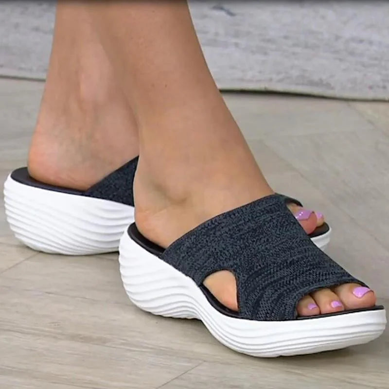 Women's Orthopedic Stretch Sandals - Memory Foam Comfort