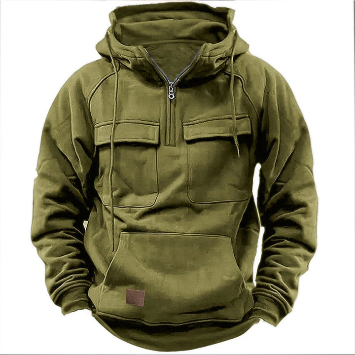 Men's Chris Utility Hooded Pullover - Functional Everyday Comfort