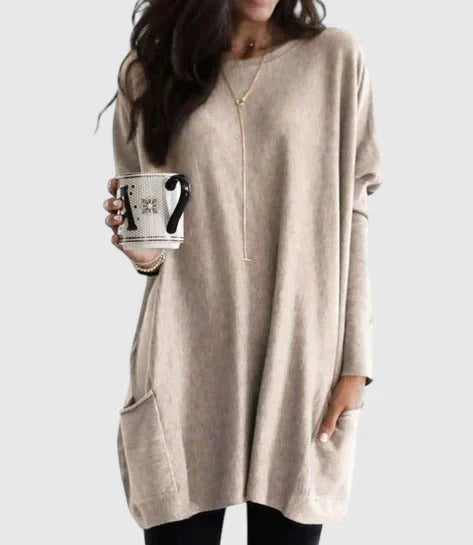 Women's Scarlett Relaxed Pocket Tunic - Effortless Everyday Comfort