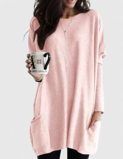 Women's Scarlett Relaxed Pocket Tunic - Effortless Everyday Comfort
