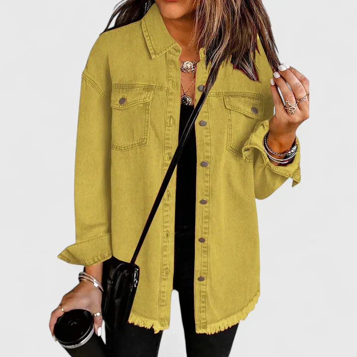 Women's Denim Jacket - Effortless Layering & Timeless Style