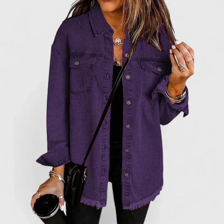 Women's Denim Jacket - Effortless Layering & Timeless Style