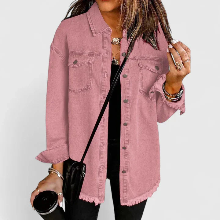 Women's Denim Jacket - Effortless Layering & Timeless Style