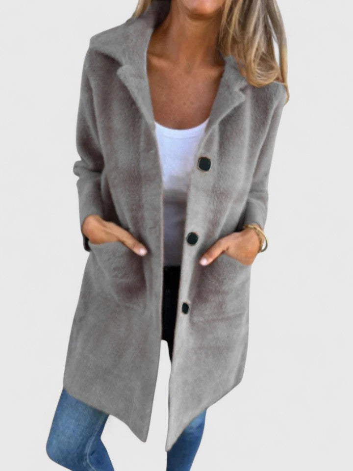 Women's Soft Long Coatigan - Effortless Layering Piece