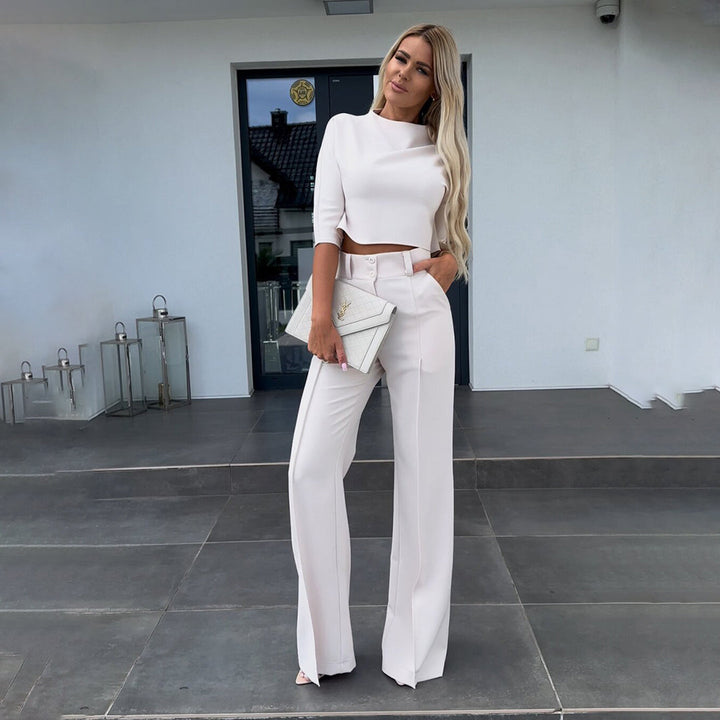 Women's Nora Two-Piece Set - Effortless Autumn Elegance