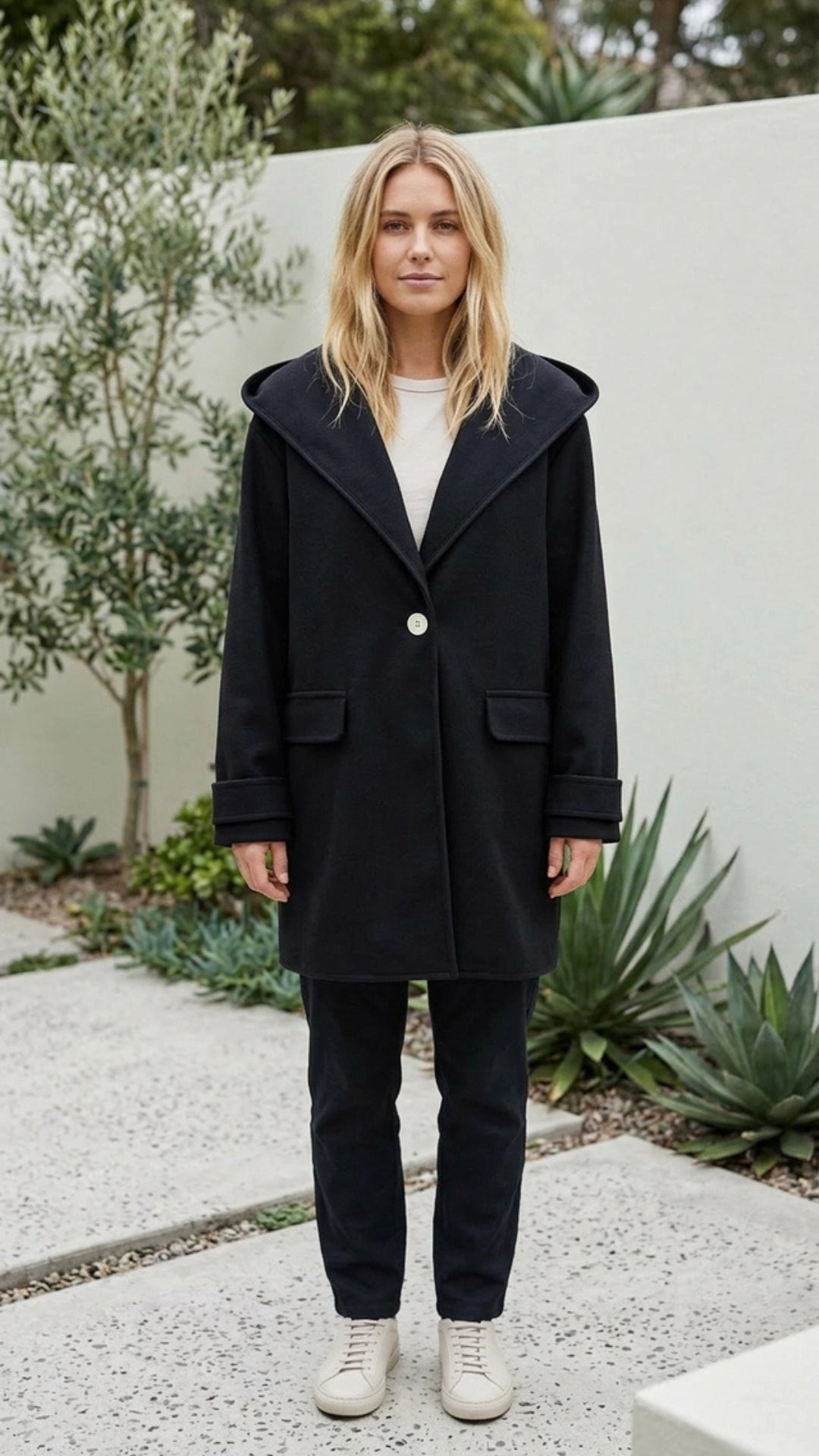 Women's Oversized Long Coat - Everyday Layering and Warmth