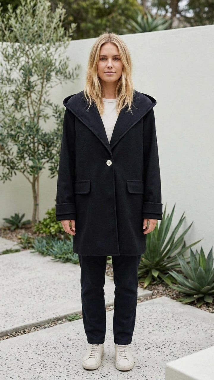 Women's Oversized Long Coat - Everyday Layering and Warmth