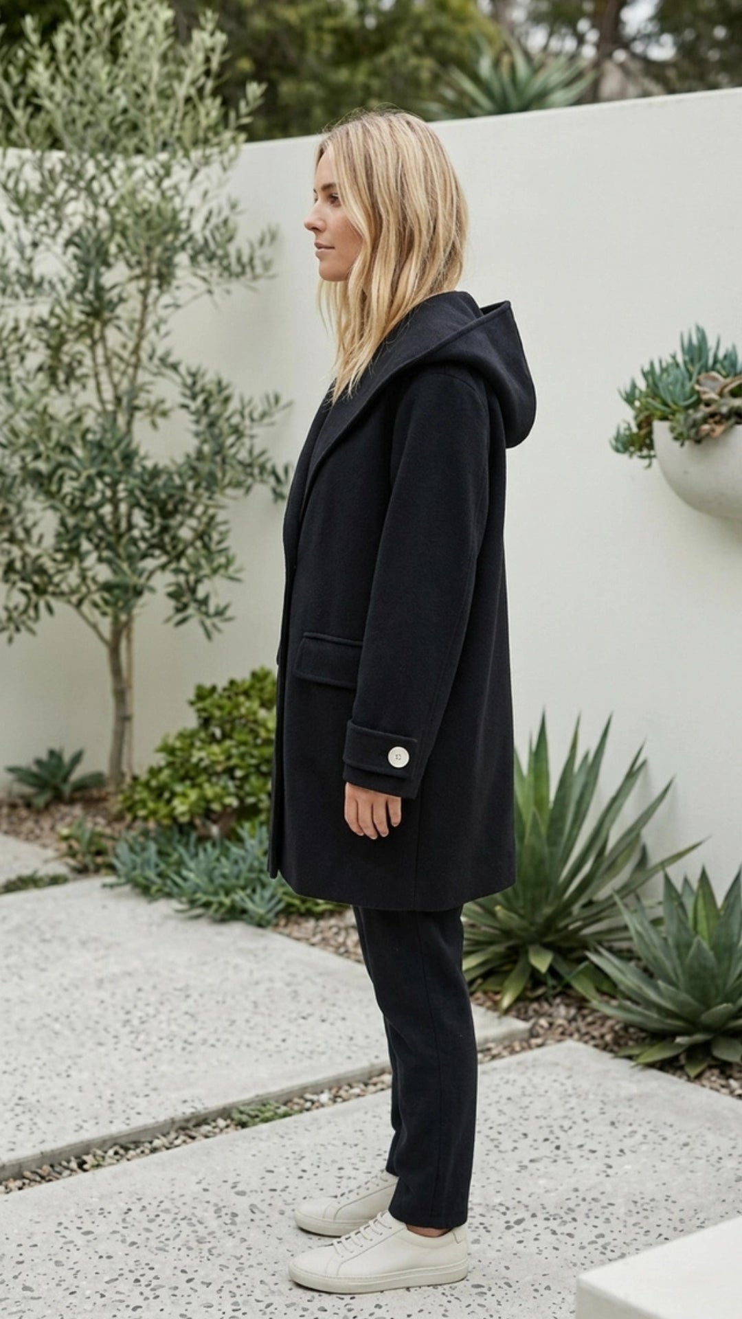 Women's Oversized Long Coat - Everyday Layering and Warmth