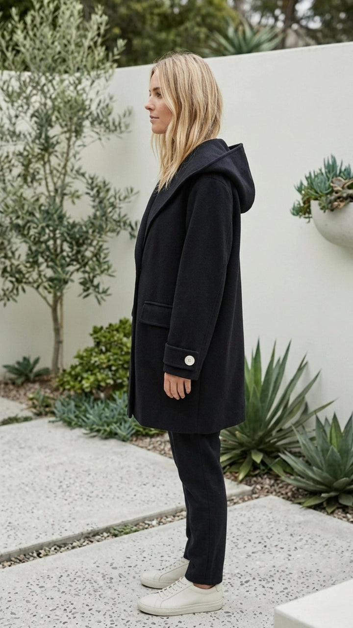 Women's Oversized Long Coat - Everyday Layering and Warmth