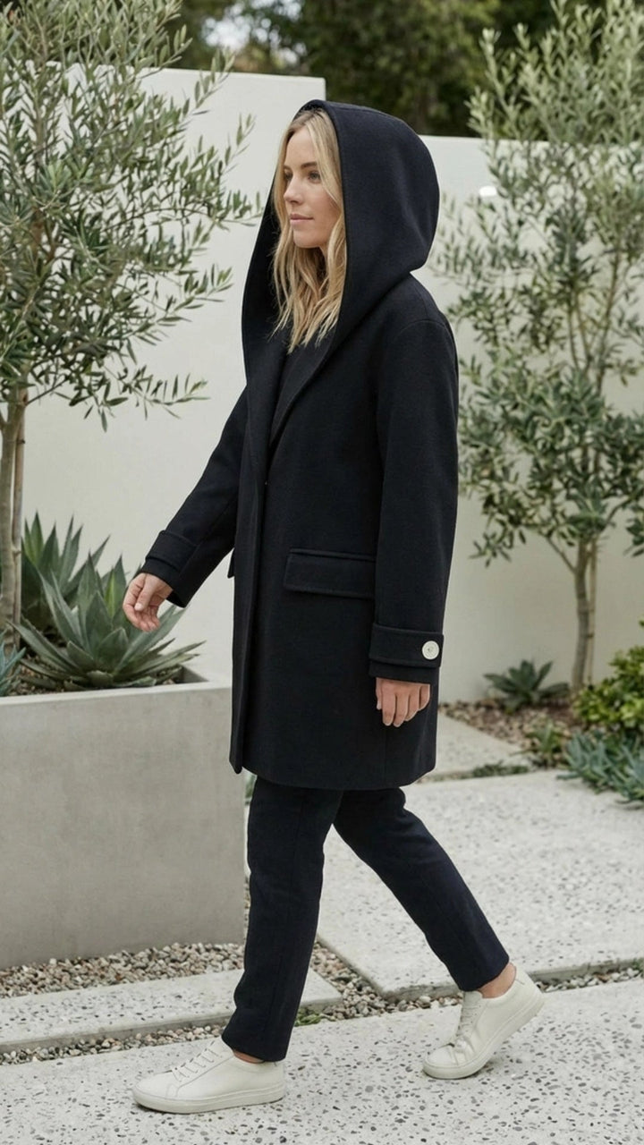Women's Oversized Long Coat - Everyday Layering and Warmth