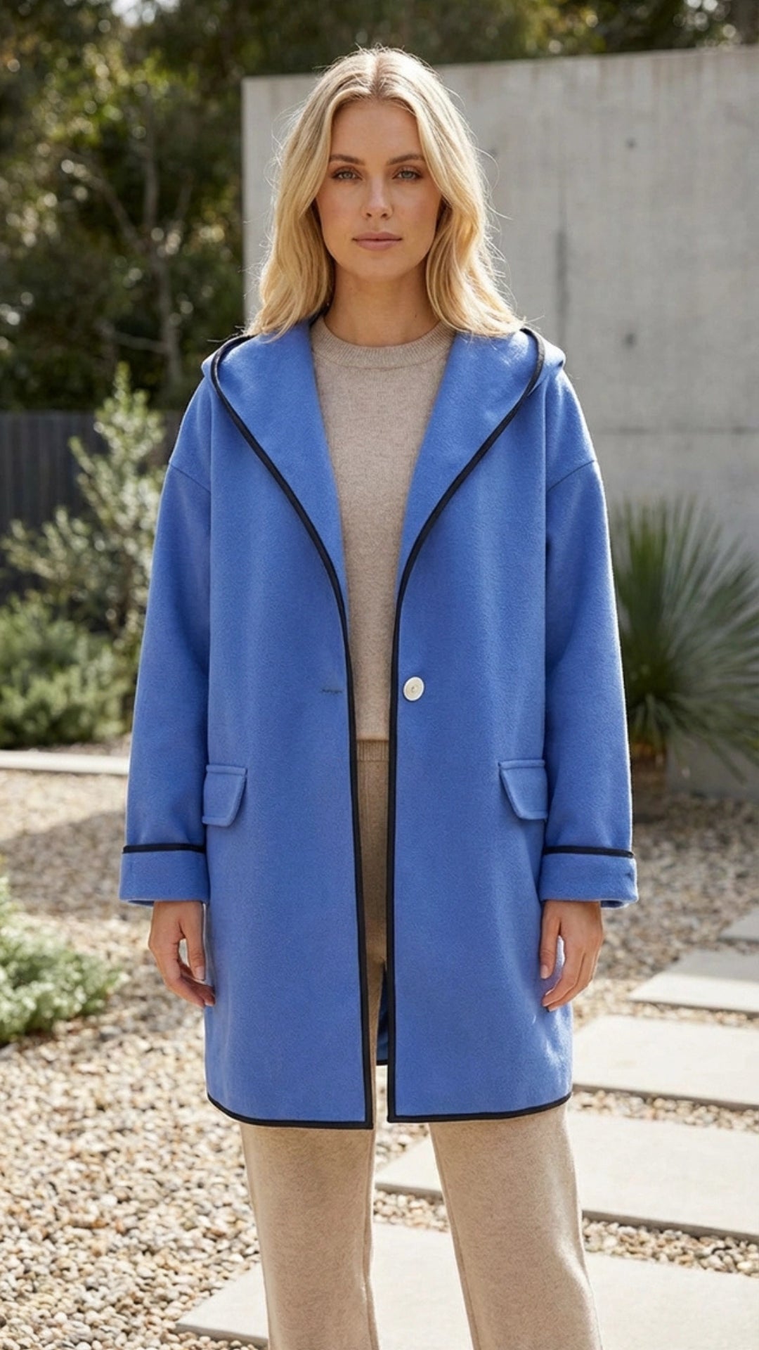 Women's Oversized Long Coat - Everyday Layering and Warmth