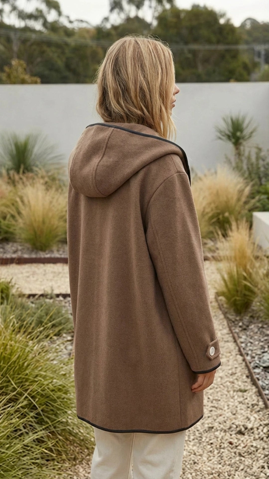 Women's Oversized Long Coat - Everyday Layering and Warmth