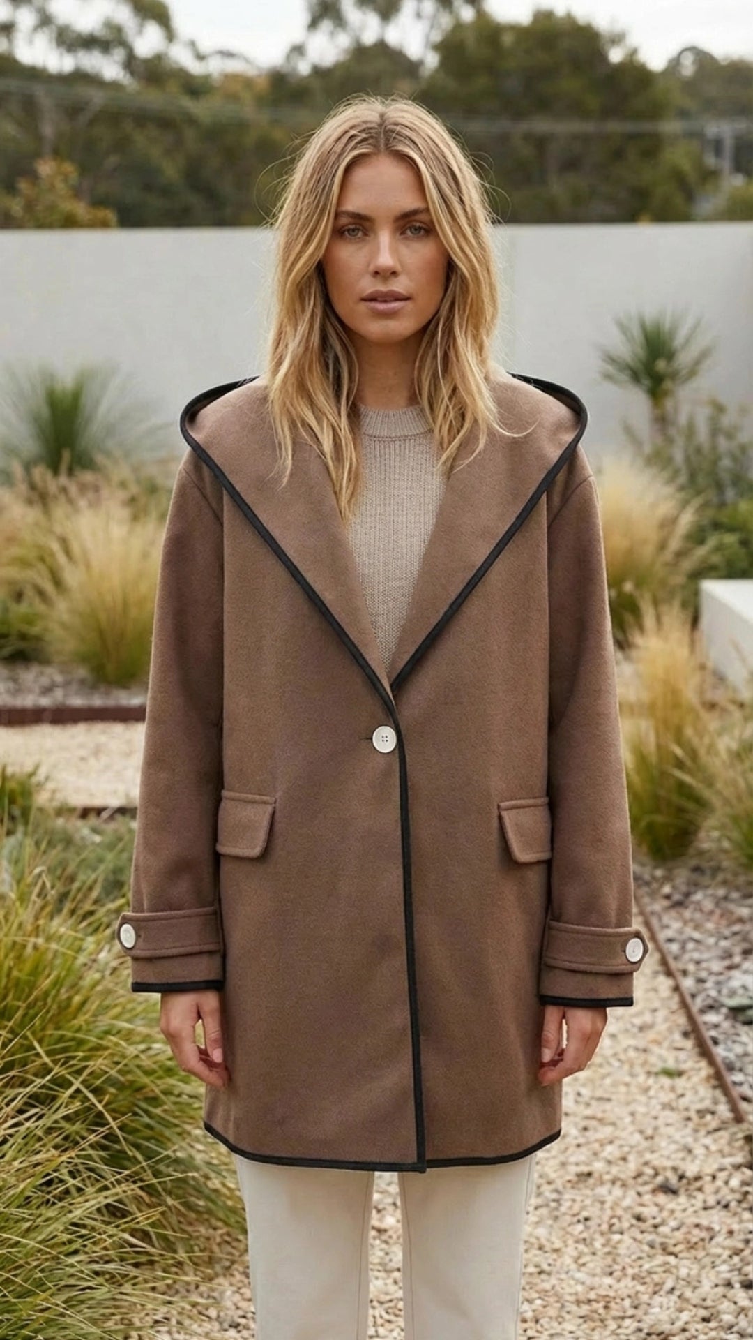 Women's Oversized Long Coat - Everyday Layering and Warmth