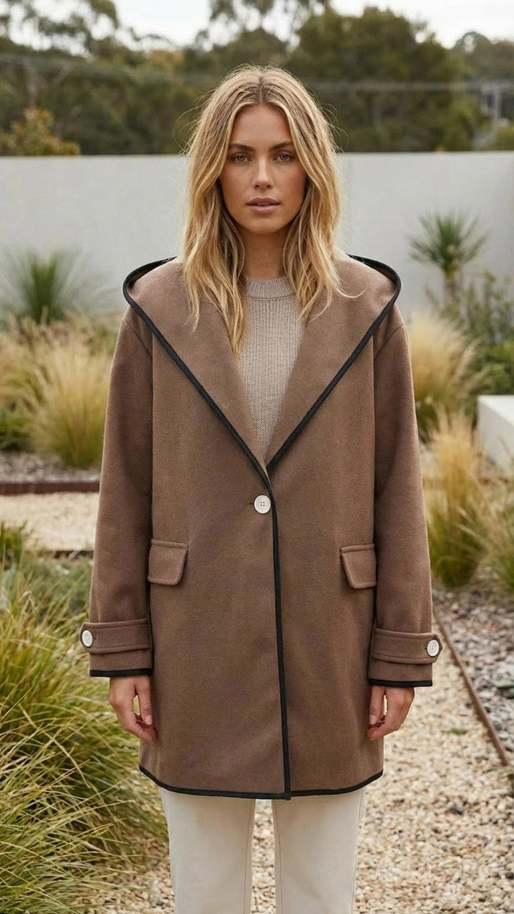 Women's Oversized Long Coat - Everyday Layering and Warmth