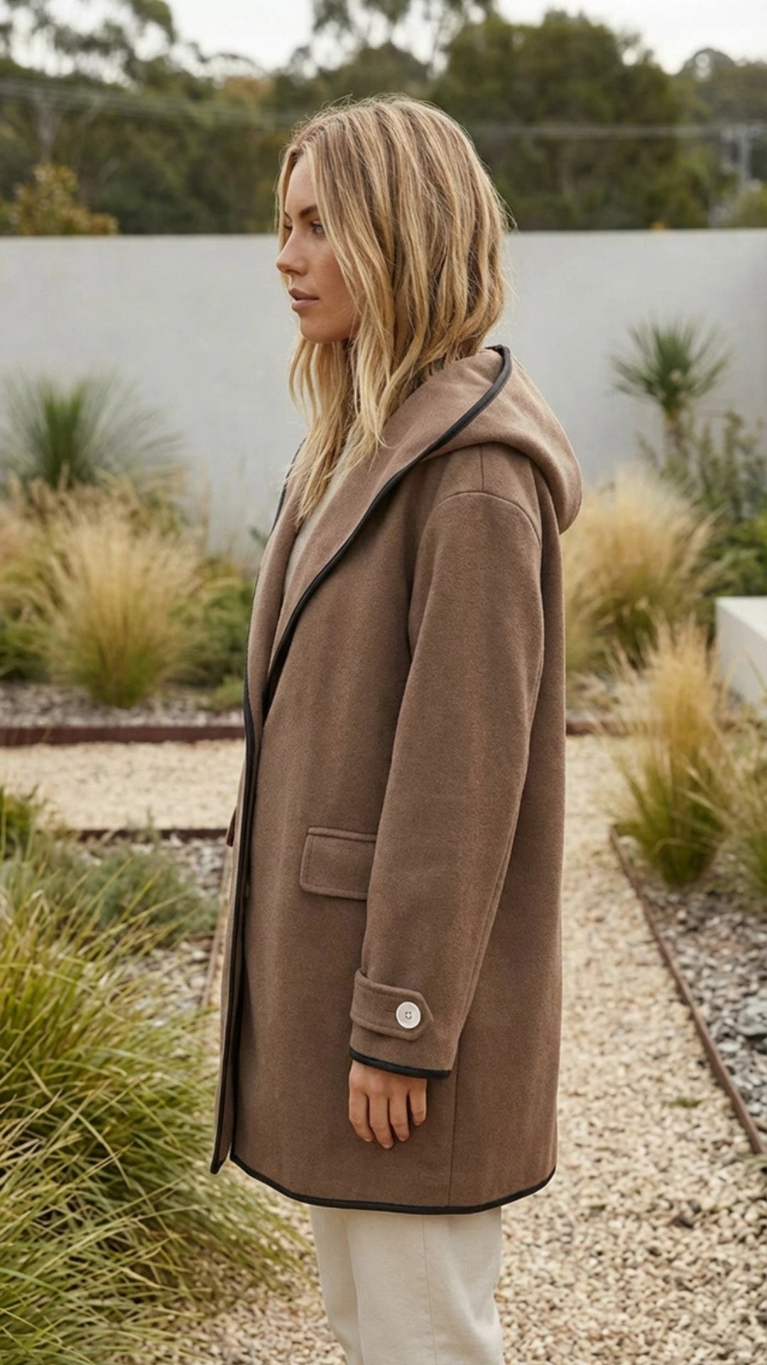 Women's Oversized Long Coat - Everyday Layering and Warmth