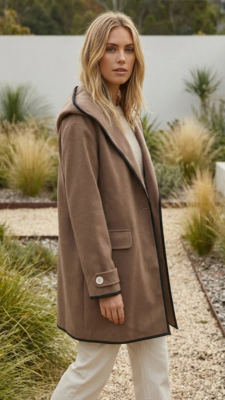 Women's Oversized Long Coat - Everyday Layering and Warmth