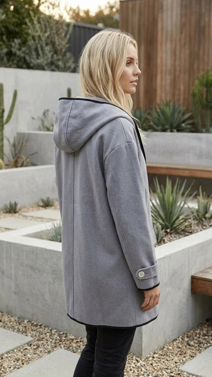 Women's Oversized Long Coat - Everyday Layering and Warmth