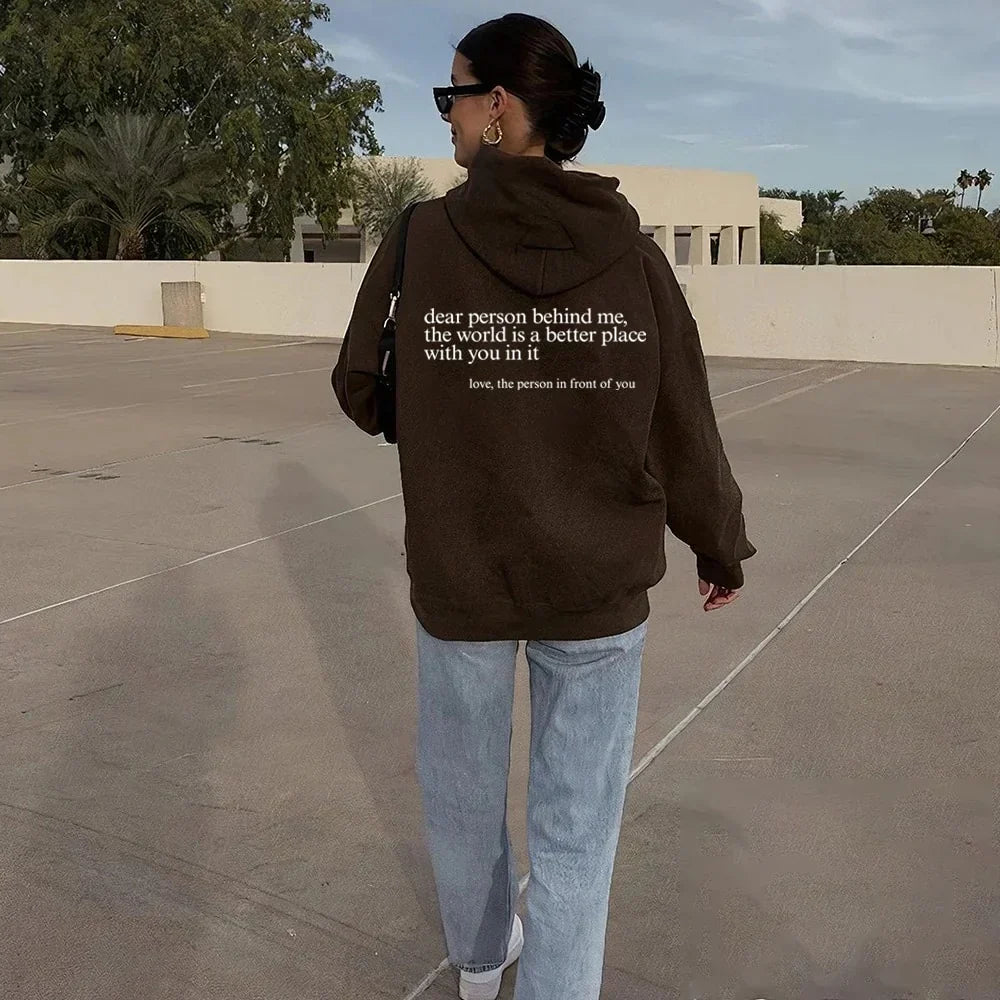 Women's 'You Are Enough' Inspirational Hoodie - Uplifting