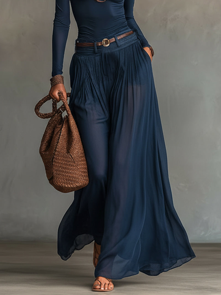 Women's One-Shoulder Top & Skirt Set - Effortless Summer