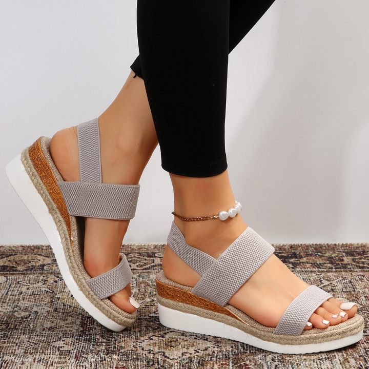 Women's Woven Platform Sandals - All Day Comfort and Style