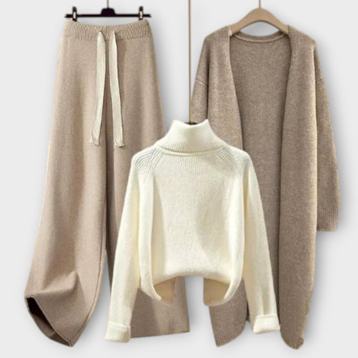 Women's Riley Three-Piece Set - Casual Everyday Elegance