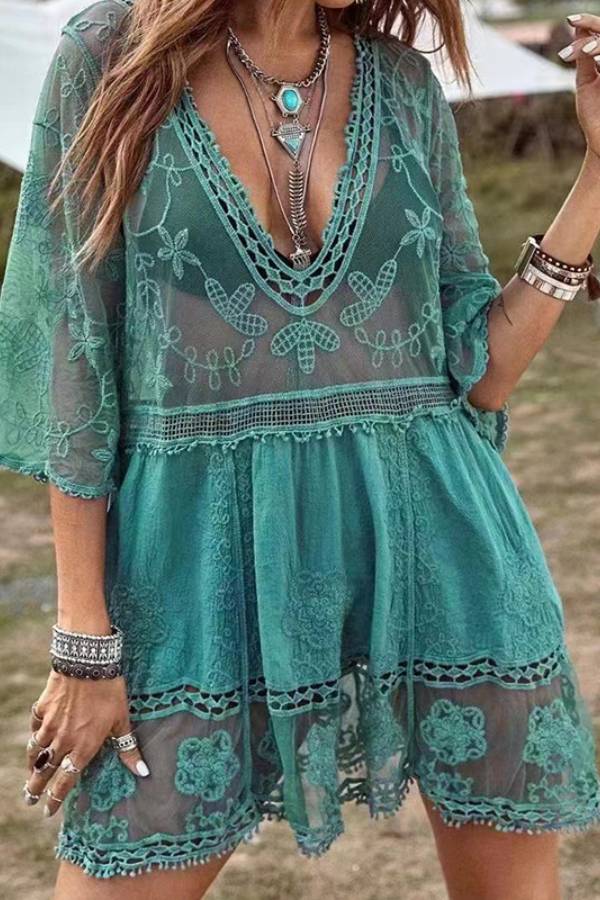 Women's Effortless Swim Cover-Up Jacket - Beach Style