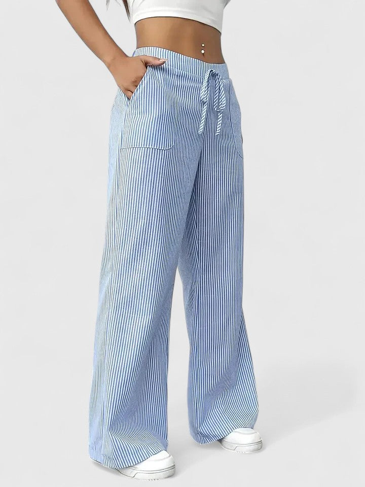 Women's Elegant Wide-Leg Pants - Effortless Comfort & Style