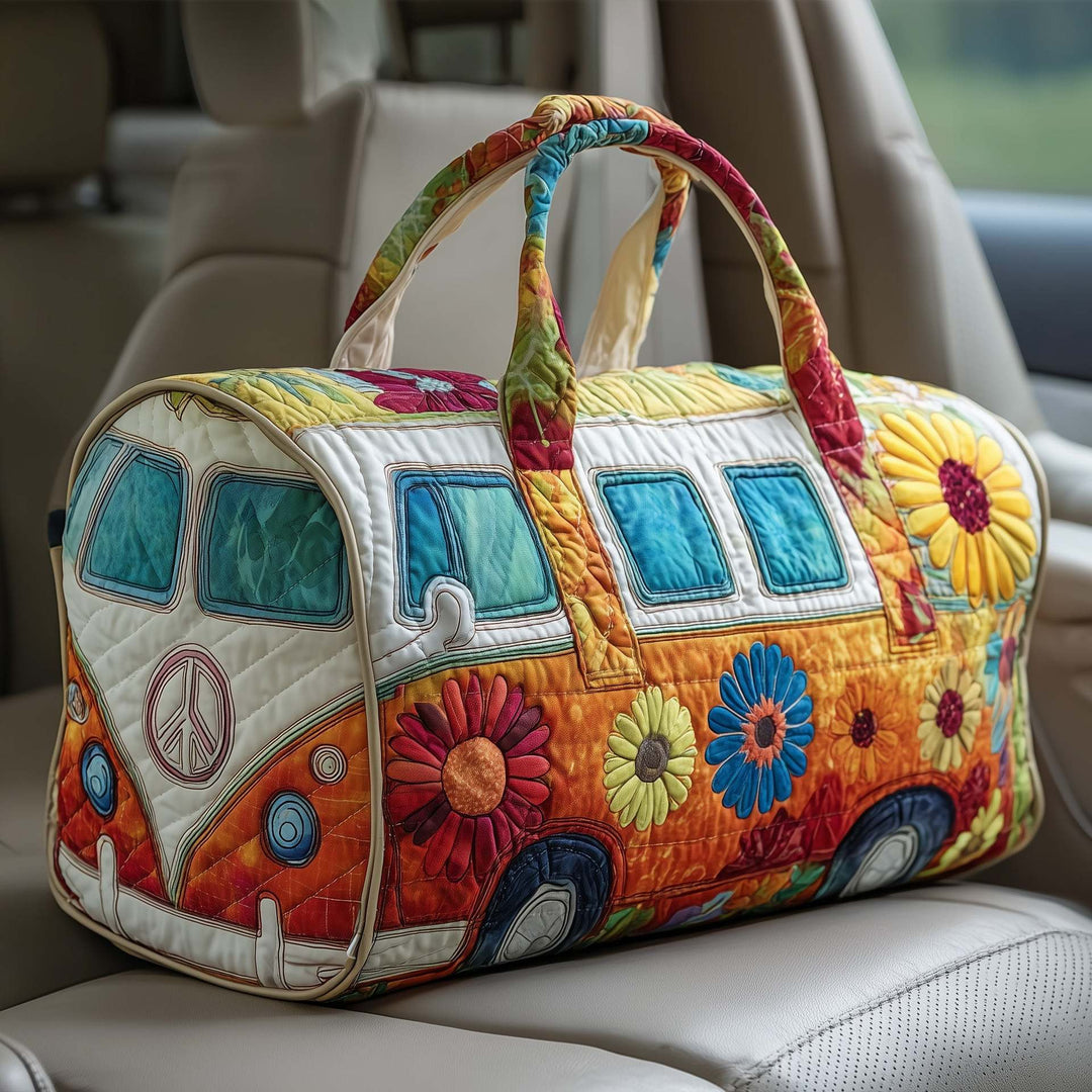 Women's Padded Travel Bag - Artisan Print for Stylish Weekends