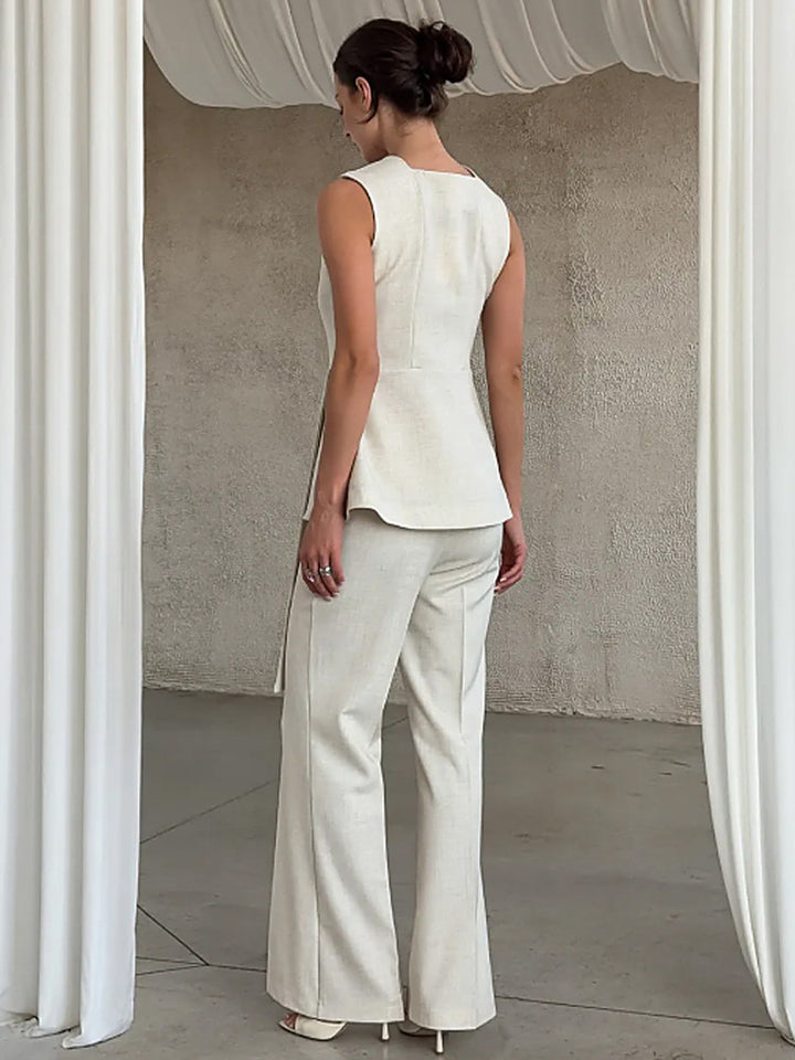 French Tailored Vest + Trousers Set