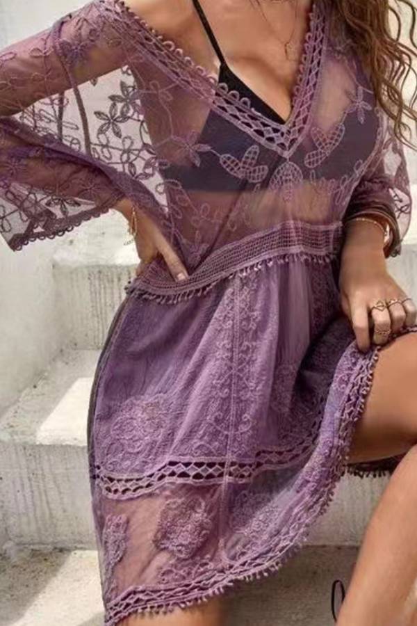Women's Effortless Swim Cover-Up Jacket - Beach Style