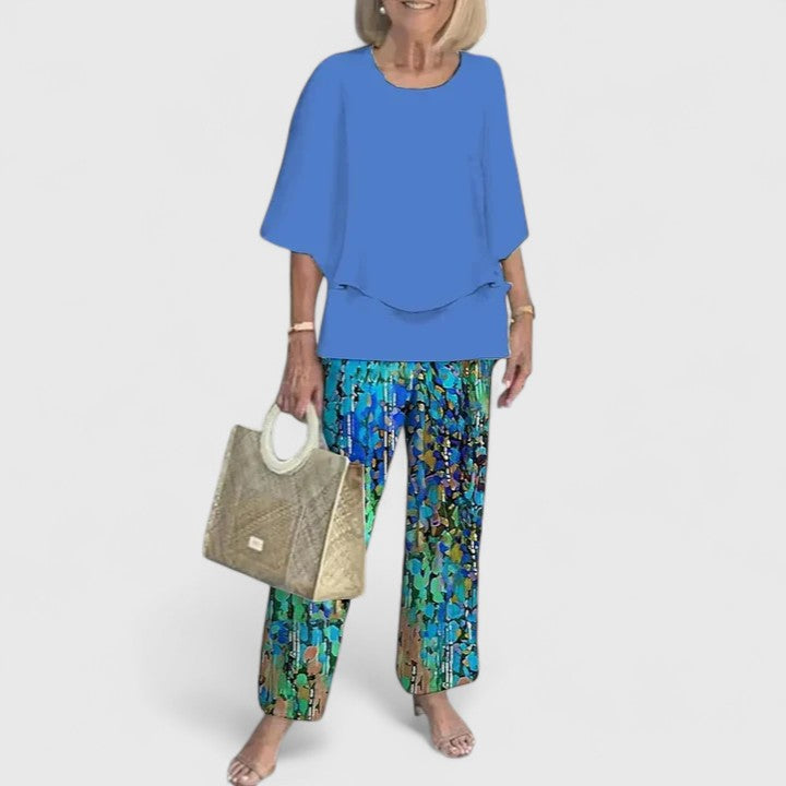 Women's Sophisticated Two-Piece Set - Effortless Elegance