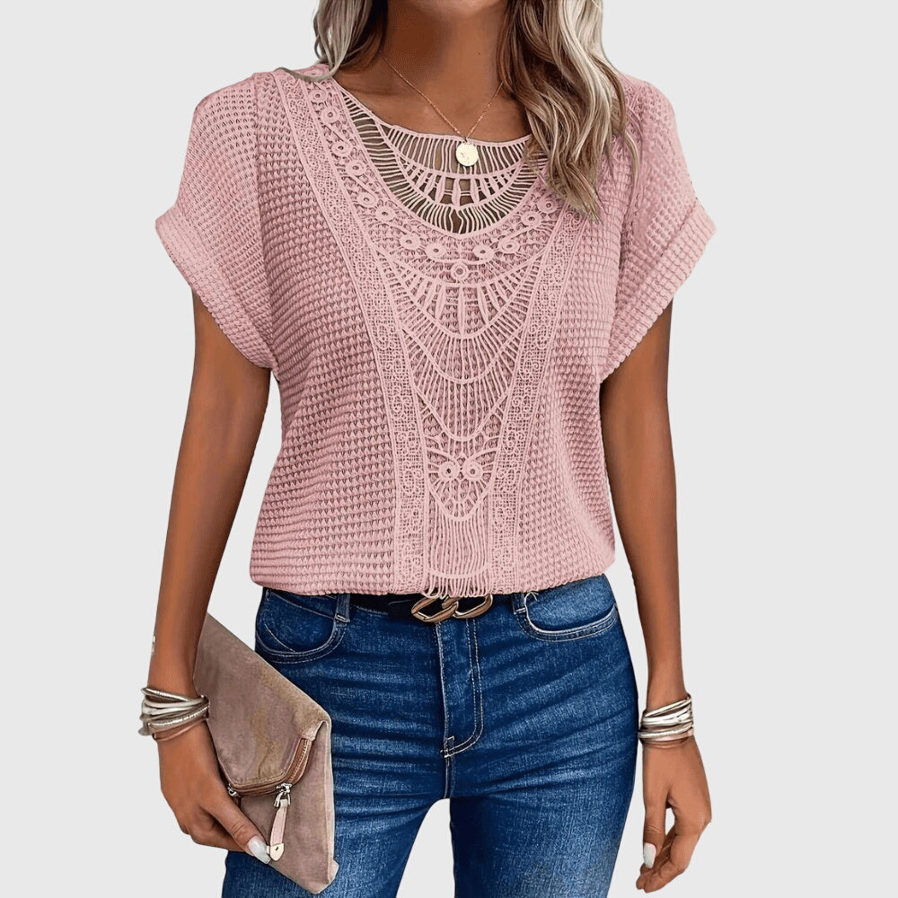 Women's Ibiza Style Blouse - Elegant & Lightweight