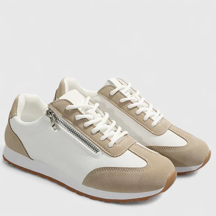 Women's Casual Lace-Up Sneakers - Everyday Comfort