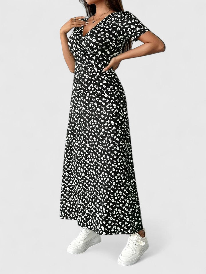 Women's Floral Maxi Dress - Romantic, Versatile for Every Occasion