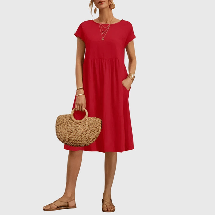 Women's Mirabel Elegant Spring Dress - Effortless Day to Night