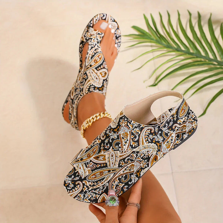 Women's Vintage Bohemian Sandals - Free-Spirited Summer Style