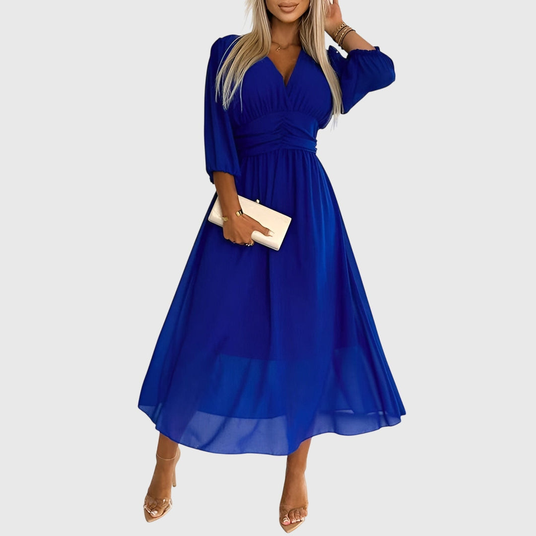 Women's Aria Lightweight Silky Chiffon Dress - Effortless Elegance