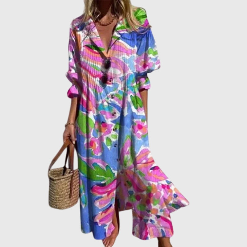 Women's Bohemian Dress - Flowy & Elegant for Summer