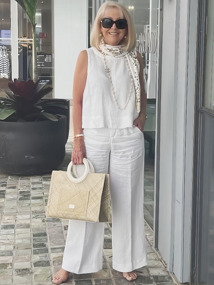 Women's Cyrell Casual Elegance Two-Piece Set - Effortless Style