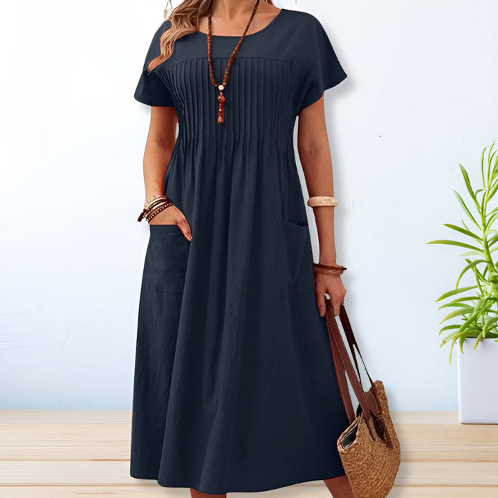 Women's Relaxed Fit Day Dress - Effortless All-Day Comfort