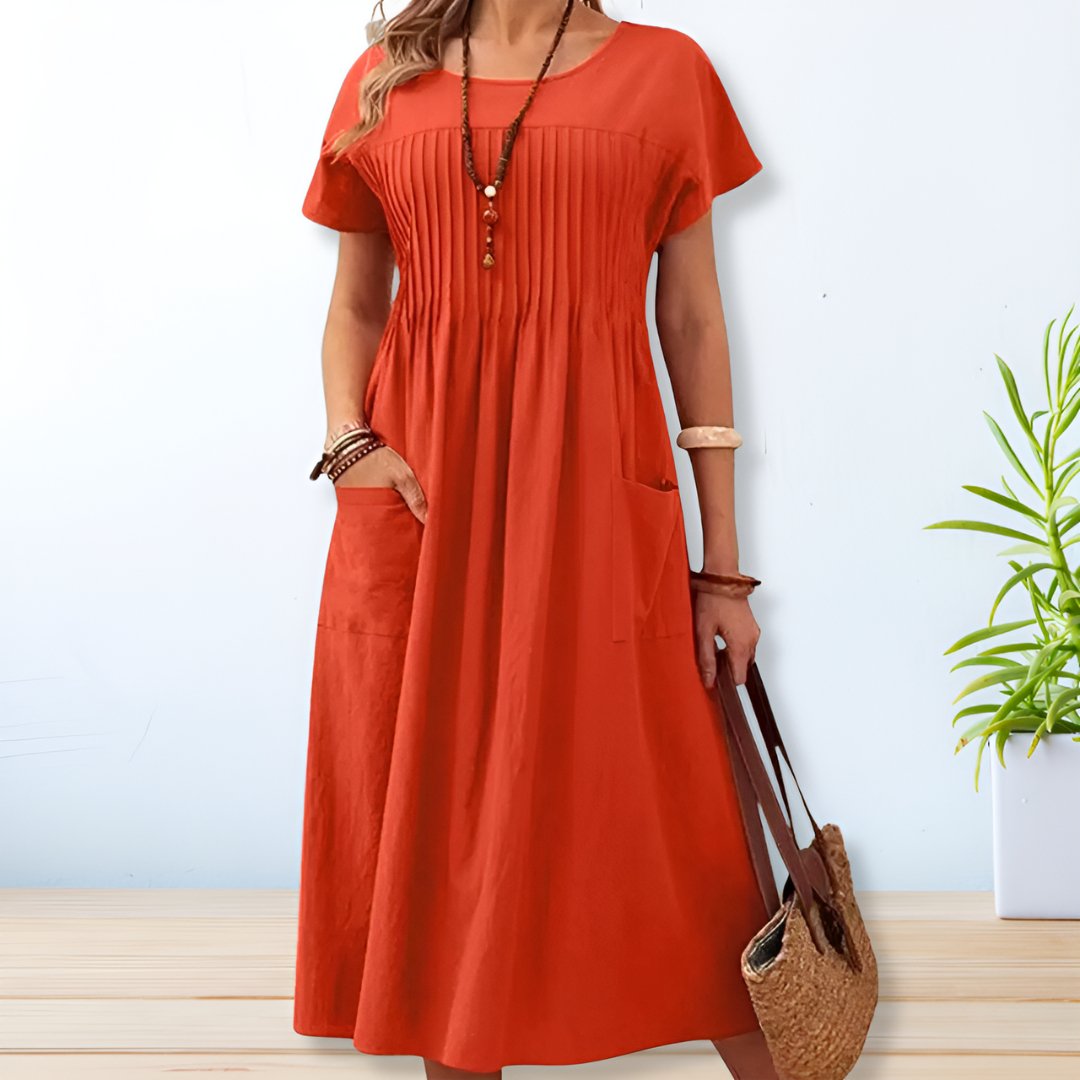 Women's Relaxed Fit Day Dress - Effortless All-Day Comfort